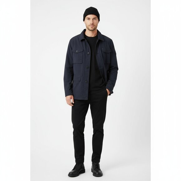 Tommy Hilfiger Men's Black Zip & Button Men’s Jacket XL - Picture 7 of 7